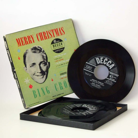 merry christmas bing crosby record